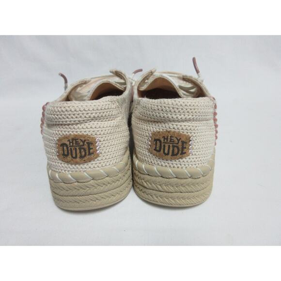 Hey Dude Wendy Espadrille Retro Palm Shoes Size 7 New - Picture 3 of 9